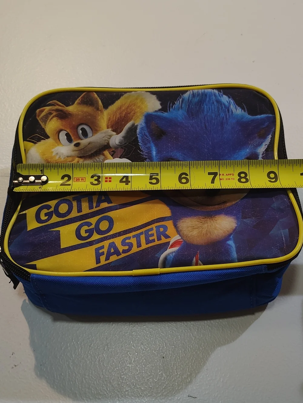 Sonic The Hedgehog Kids Lunch Bag - Blue / Yellow